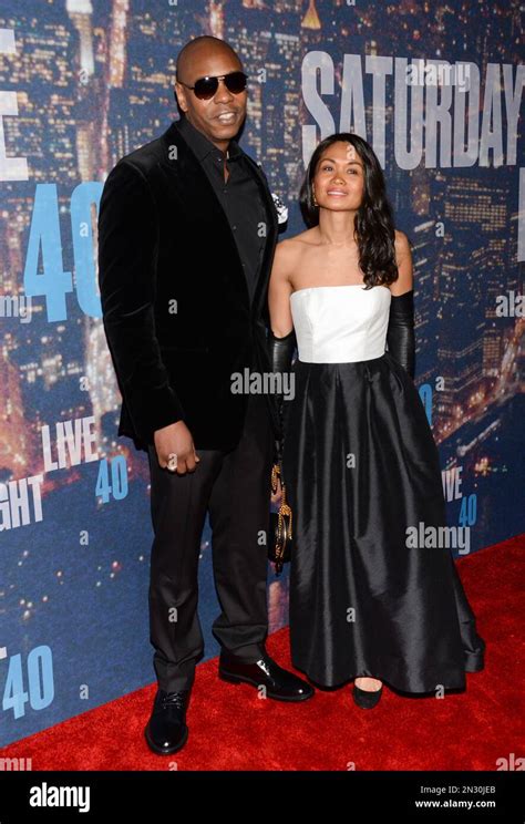 Dave Chappelle And Wife Elaine Chappelle Attend The Snl 40th