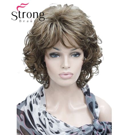 StrongBeauty Peluca de cabello sintético para mujer postizo de pelo