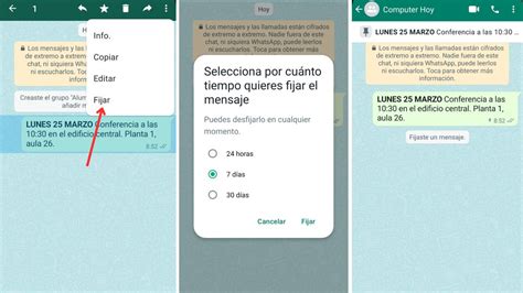 Cómo Fijar Varios Mensajes En Un Chat De Whatsapp