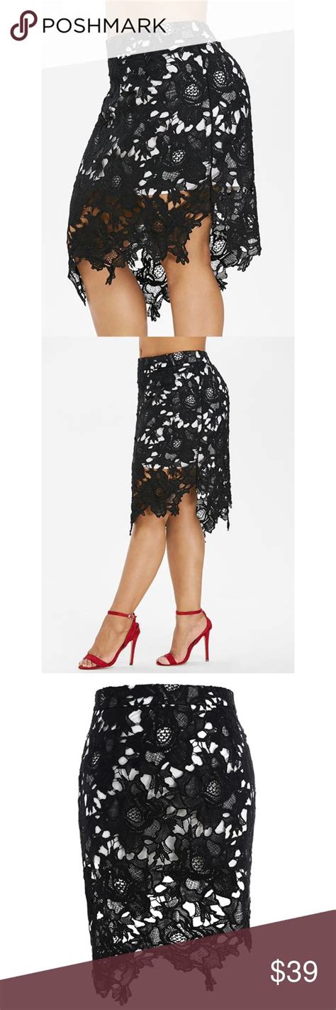 Asymmetrical Skirt Asymmetric Hem Romantic Look Fitted Skirt