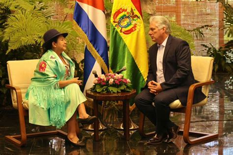 Agradece Presidente De Cuba Solidaridad Inquebrantable De Bolivia