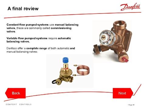 Introduction Danfoss Training Module Balancing