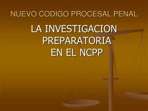 PPT NUEVO CODIGO PROCESAL PENAL PowerPoint Presentation Free