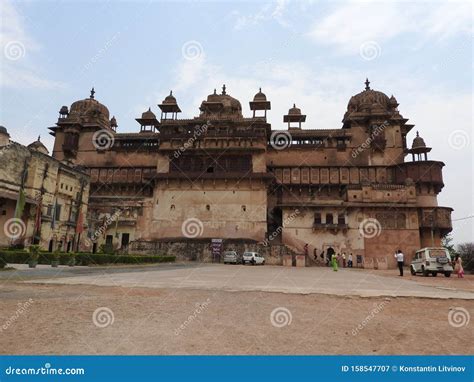 The Jehangir Mahal Orchha Fort Religia Hinduism Ancient Architecture