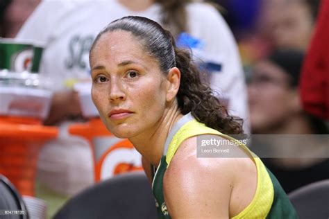 Sue Bird Of The Seattle Storm Looks On During Time Out Against The