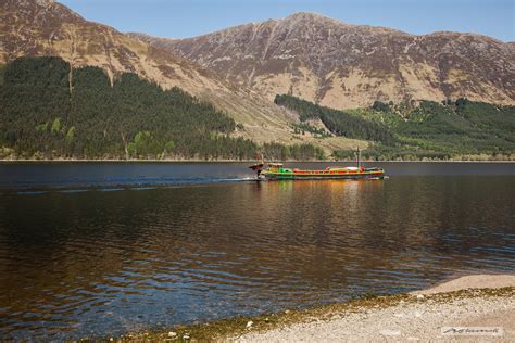 A Cruiser Barge On Loch Lochy Commentary Spring In The G Flickr