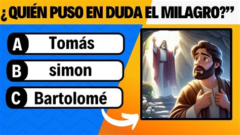 15 PREGUNTAS FACILES DE LA BIBLIA 1 Sobre los Dicipulos de Jesús