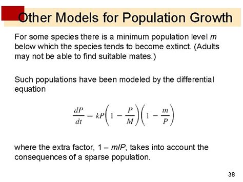 Differential Equations 7 7 5 The Logistic Equation