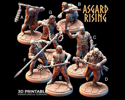 Bandit Outcasts Norse Theme 32mm Asgard Rising Bandits Etsy