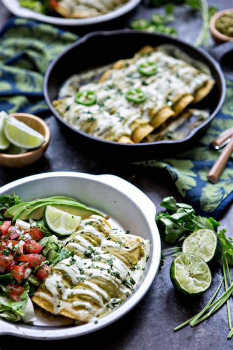 The Best Chicken And Spinach Enchiladas Good Life Eats