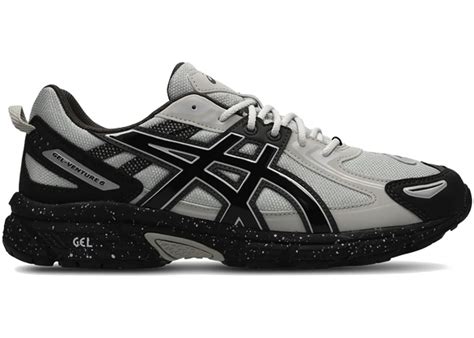 asics gel venture  glacier grey black mens