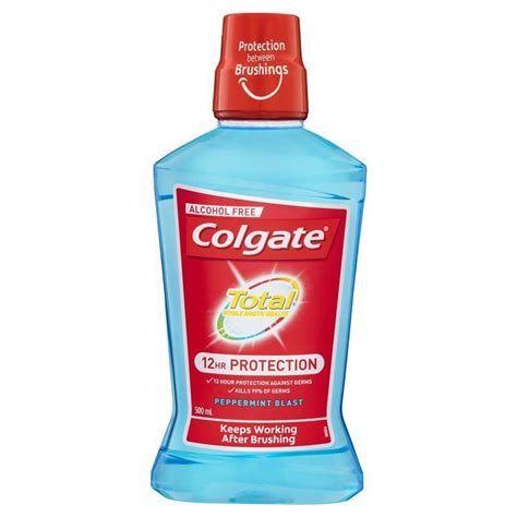 Buy Colgate Total Pro Shield Alcohol Free Mouthwash Peppermint Blast