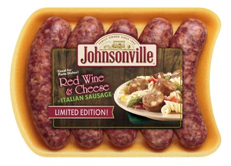 Red Wine Cheese Italian Sausage Johnsonville Johnsonville