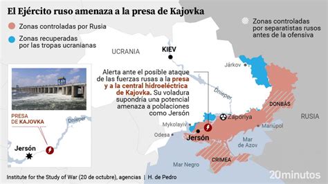Aumentan los temores a que Rusia vuele la presa de Kajovka: "Habían ...