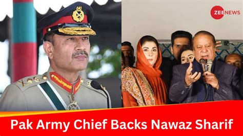 Army Chief Backs Nawaz Sharifs Call For Coalition Government As