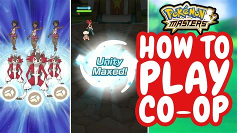 Pokemon Masters Coop Guide How To Play Co Op YouTube