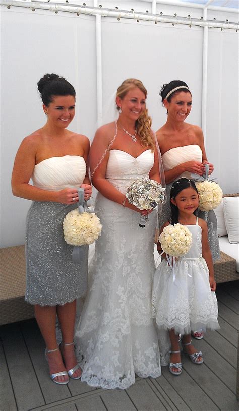 Aimee And The Maids Of Honor Wedding Dresses Wedding Dresses Lace Bridesmaid Dresses