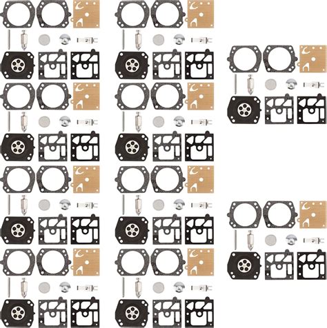 QAZAKY Carburetor Diaphragm Rebuild Kit Compatible With K24 HDA 340 345