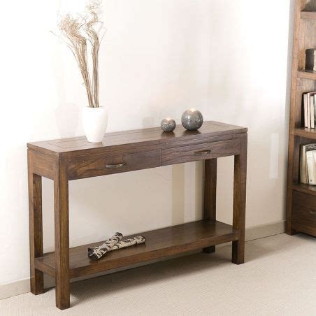 Console Coloniale Bois Mindi 120cm Macabane EDEN