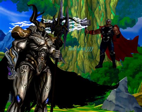 Odin and Thor by WOLFBLADE111 on DeviantArt