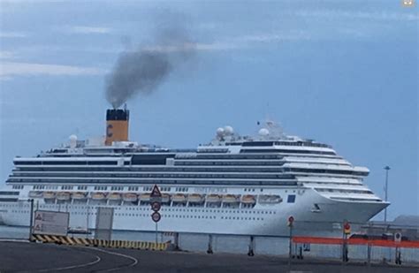 Quanto inquinano le navi da crociera A Civitavecchia la situazione è