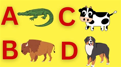 Abc Animals Abcd Animal Alphabet Abc Alphabet Animals Song