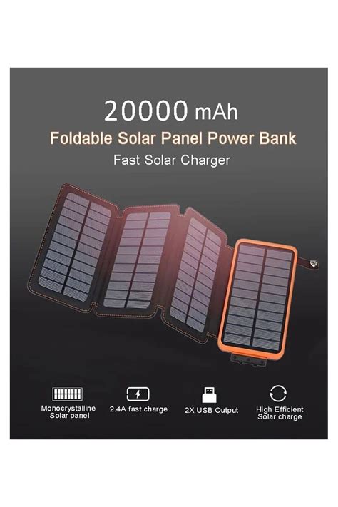 Genel Markalar Güneş Enerjili Wireless Özellikli 20000 Mah Solar