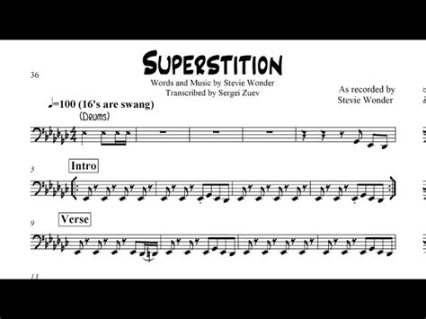 Superstition Guitar Chords