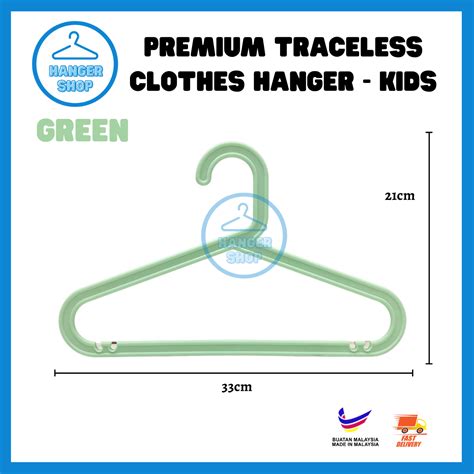 Premium Hanger No Trace Plastic Clothes Hanger Baju Ikea Style Adult