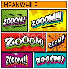 Comic Book Collection-Zoom Stock Vector | Royalty-Free | FreeImages