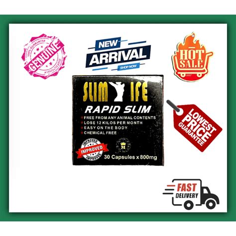SLIM LIFE RAPID SLIM BEST SLIMMING PILLS IN THE WORLD MADE IN JAPAN 30 ...