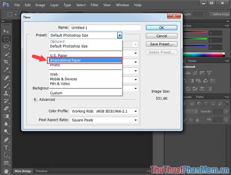 How To Create A New File In A3 Or A4 Paper Sizes In Photoshop