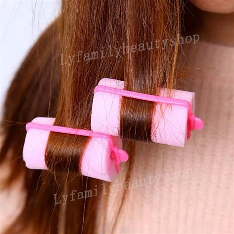 12pcs Bag Magic Sponge Foam Cushion Hair Styling Rollers Curlers Twist