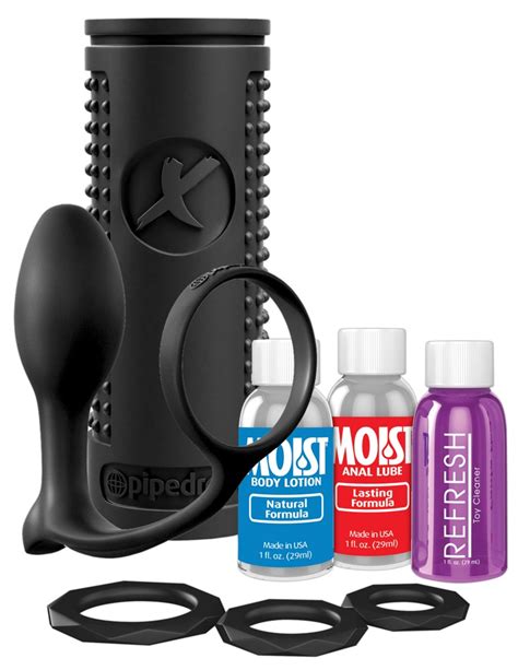 Set Ass Gasm Explosion Kit Mit Masturbator Analplug Penisring