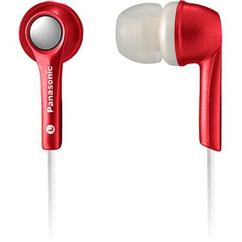 Panasonic RP HJE240 In Ear Stereo Headphones Red RP HJE240 R