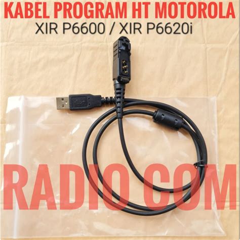 Jual KABEL PROGRAM HT MOTOROLA XIR P6620i P6620 P6600 KABEL DATA HT