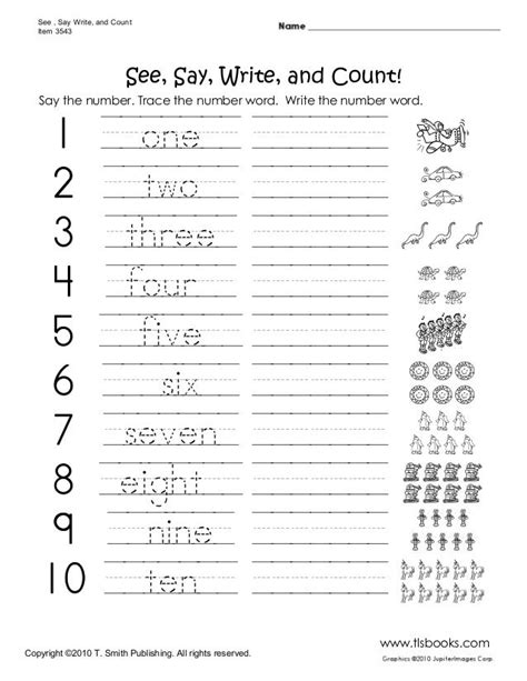 Writing Numbers In Words Worksheets