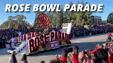 Rose Bowl Parade And Flower Floats Youtube