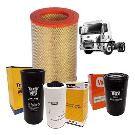 Kit Filtros Ford Cargo Tractor Cummins Parcelamento Sem Juros