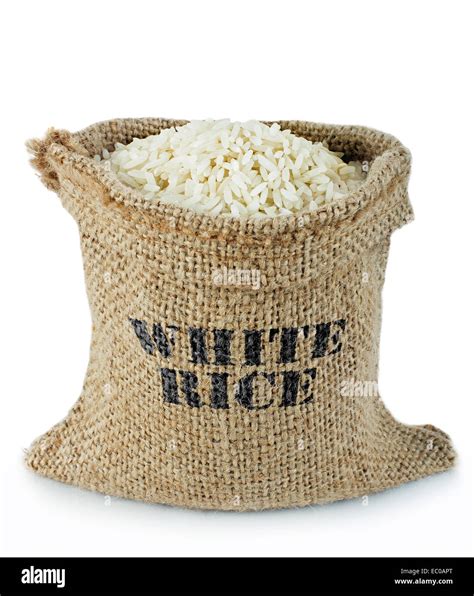 White Rice Isolated Bag Hi Res Stock Photography And Images Alamy
