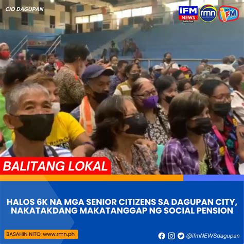 HALOS 6K NA MGA SENIOR CITIZENS SA DAGUPAN CITY NAKATAKDANG