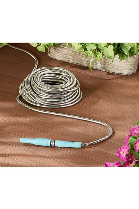 Bernini No Kink Metal Garden Hose Lite With Easy Grip Jender