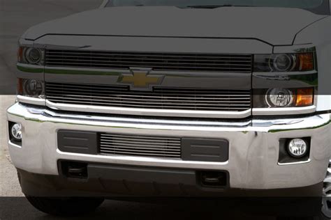 2015 17 Chevrolet Silverado 2500 3500 Hd Bumper Grille No Cut Replacement Cw Grilles