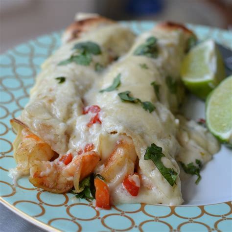 Creamy Shrimp Enchiladas Recipe Shrimp Enchiladas Shrimp