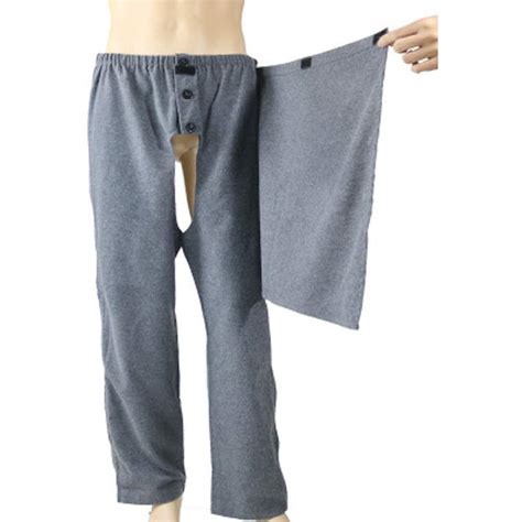 Buy Incontinence Pants Full Open Patient Care Clothes With Side Zipper Easy To Wear And Take Off