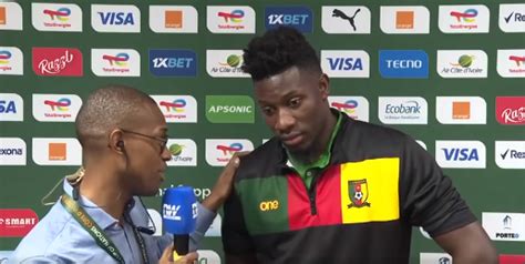 Un journaliste demande à André Onana sil jouera le prochain match