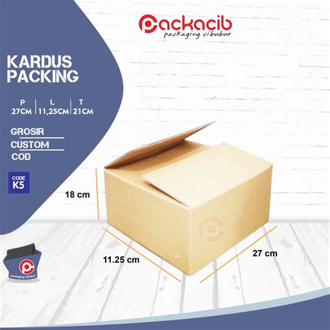 Jual Kardus Box Kecil Uk 27x11 25x18 Cm Karton Box Untuk Packing