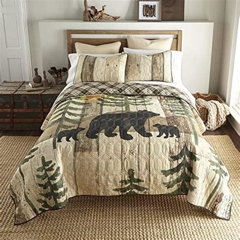 Amazon Donna Sharp King Bedding Set 3 Piece Bear Creek Cotton