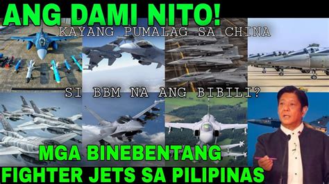 Kayang Tapatan Ang China Ito Ang Mga Fighter Jets Na Binebenta Sa