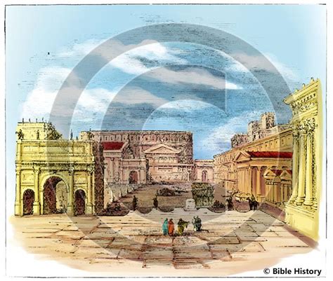 Roman Forum Reconstruction - Bible Illustration (72 DPI) 1-Year License ...